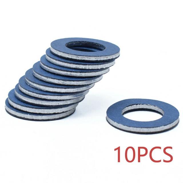 10x%2090430-12031%20Aluminum%20Oil%20Drain%20Plug%20Gaskets%20Crush%20Washer%20Seals%2012mm%20Hole%20Nut%20Seal%20Ring%20For%20Toyota%20Lexus%20-%20Image%207