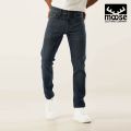 Moose Men’s Slim Fit Jeans – Mid Indigo. 