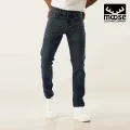 Moose Men’s Slim Fit Jeans – Mid Indigo. 