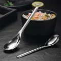 Stainless Steel Thickening Spoon Creative Long Handle Hotel Hot Pot Spoon Soup Ladle Home Kitchen Essential Tools. 