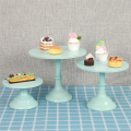 3Pcs Cake Stand, Cake Stand , Tall Cake Stands for Dessert Table, Perfect Display for Wedding Graduation Party,Green Easy to Use. 