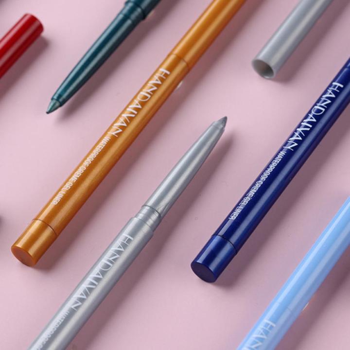 HANDAIYAN%20Makeup%20Colored%20Eyeliner%20Gel%20Pencil%20Kit%206%20Colors/box%20Waterproof%20Color%20White%20Eye%20Liner%20Pen%20Make%20up%20Cosmetics%20Yellow%20Blue%20-%20Image%204