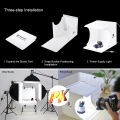 PULUZ 20CM mini LED Photography Box Light Box with Shadowless Light Lamp Panel Pad for Cell Phone Canon Nikon Sony Fuji Pentax Ricoh Leica Panasonic Hasselblad Olympus Apple Sony Samsung Lenovo Huawei Xiaomi Meizu OPPO ONEPLUS Vivo HTC. 