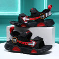 2023Summer New Children's Beach Shoes Deodorant Soft Bottom Boys Sandals Medium and Big Children Non-Slip Boys' ShoesABC. 