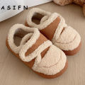 ASIFN Winter Outdoor Plush Warm Cotton Slippers Women Boots Creative Personalized Soft Sole Non-Slip Ladies Shoes Fashion Girls. 