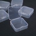 5pcs Mini Storage Box Clear Lidded Small Plastic Box For Trifles Parts Tools Storage Box Jewelry Display Case Beads Container. 