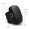 Firewings 300Mbps Wireless WiFi Extender Wi-Fi Amplifier Network Booster Access Point. 