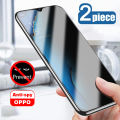 2PCS Privacy Screen Protectors For OPPO A55S A56S A57S A57E A58X A77S A78 A97 A56 A58 A77 A57 5G Anti-spy Tempered Glass Films. 