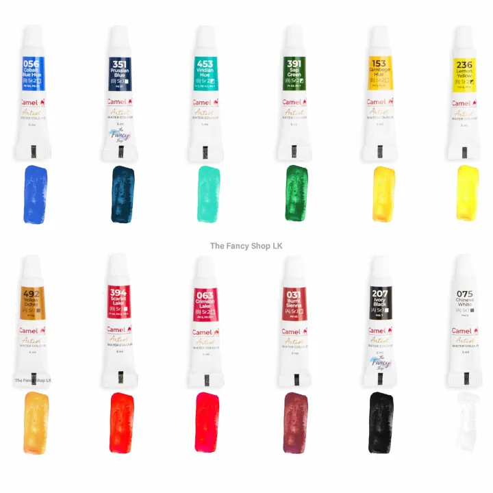 Camel%20Camlin%20Kokuyo%20Artist%20Water%20Color%20Set%2012%20Color%205ml%20-%20Image%203