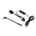Boom Microphone Headphone Cable Volume Control Boom Mic Cable Stable Mute Switch for Game Console for QC45. 