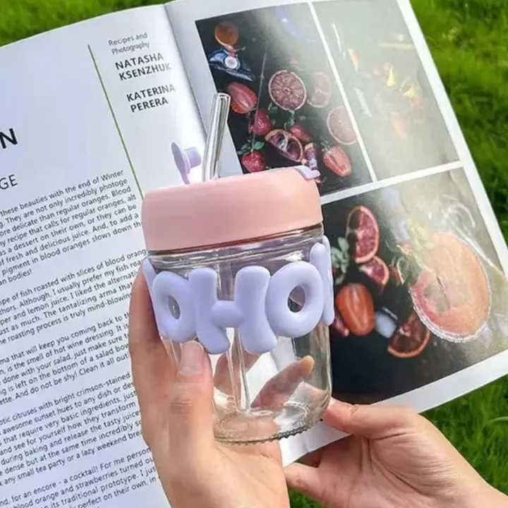 Annil%20Cute%20Pastel%20Color%20Water%20Cup%20with%20Straw%20Thick%20Glass%20Bottle%20for%20Hot%20and%20Cold%20Drinks%20350ml%20-%20Image%205