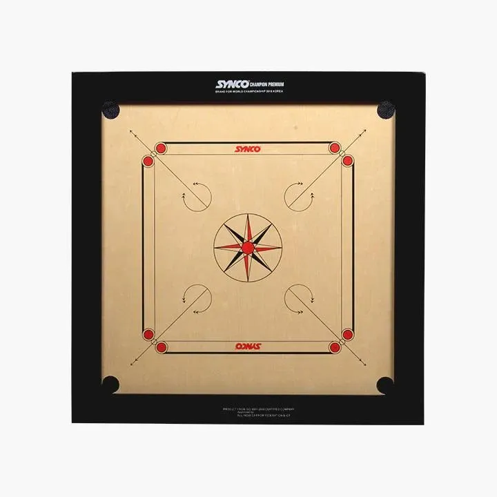 Carrom Board Synco Champion Premium 12mm/16mm/20mm