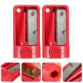 2 PCS Woodworking Flat Sharpener Office Children Stationery Colored Mechanical Pencils Pencil Sharpener Handheld Electric School. 