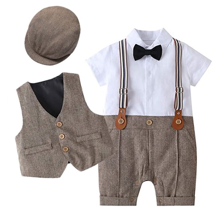 Boss%20Baby%20Outfit%20White%20Baptismal%20Terno%20for%20Baby%20Boy%200%2012%20Months%20Gentleman%20Suits%20Toddler%20Formal%20Polo%20Shirt%20Jumpsuit+coat+hat/cap%20Newborn%20Photoshoot%20Outfit%20Babys%20Birthday%20Party%20Apparel%20-%20Image%203