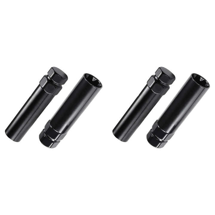 7 Spline Lug Nut Key 6 Spline Lug Nut Socket Removal Tool, 4 PCS Dual Hex Drive Aftermarket Wheel Lock Key Replacement
