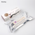 Wenefang 540 jarum Titanium Microneedle Derma Roller terapi kulit mikro Golden 0.25-2.5mm. 