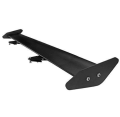 Spoiler Black Aluminium Car Rear Trunk Sporty Look GT Racing Type Rear Wing Spoiler Universal fit. 