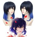 Anime Demon Slayer Hashibira Inosuke Cosplay Costume Girls Dress Long Wig Maid Outfit Kimetsu No Yaiba Servant Costume. 