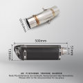 Motorcycle Exhaust Slip on For Ninja 400 Z400 2017-2021 51mm Tubo De Escape Muffler System Accessories. 