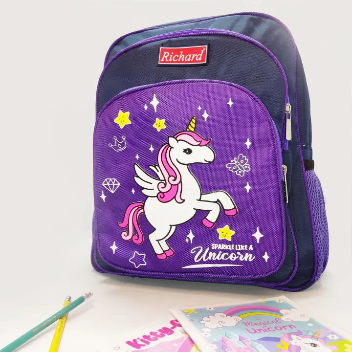 Richard%20Backpack%20-%20Unicorn%20Purple%20%20(RB10)%20%20School%20Outdoor%20Daily%20Use%20Student%20Backpack%20school%20kid%20bag%20travel%20back%20pack%20-%20Image%202
