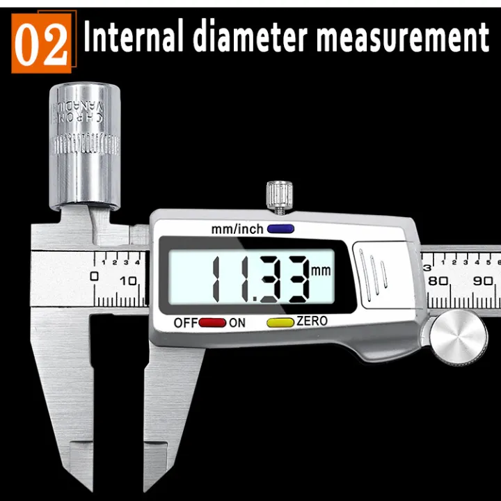 [Local Delivery] Measuring Tool Stainless Steel Digital Caliper 6 150mm ...