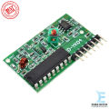 1set IC 2262/2272 4 Channel 315Mhz Key Wireless Remote Control Kits Receiver module For arduino. 