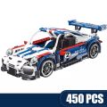 450 pcs Racing sport car leg0  Car  MOC Assemble Super Model Toy. 