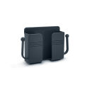 Wall Mount Phone Holder Self-Adhesive Wall Beside Organizer Storage Box Plastic Charging Phone Stand | Phone Holder for Bedroom Living Room. 