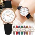 New Watch Women Fashion Casual Leather Belt Watches Simple Ladies' Small Dial Quartz Clock Dress Wristwatches Reloj Mujer Montre. 