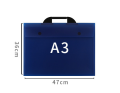 【The Quiet Page】A3 Portable Album File Folders Poster 8k Works File Bag Desk Organizer Storage Expanding-File-Folder. 