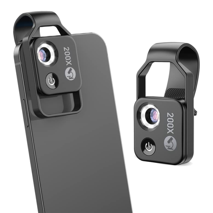 Magnification Microscope Lens for Ios Android All Smartphones,White ...