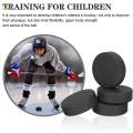 2 Pieces Ice Hockey Puck Durable Rubber Hockey Puck Portable Multipurpose for Teenagers. 
