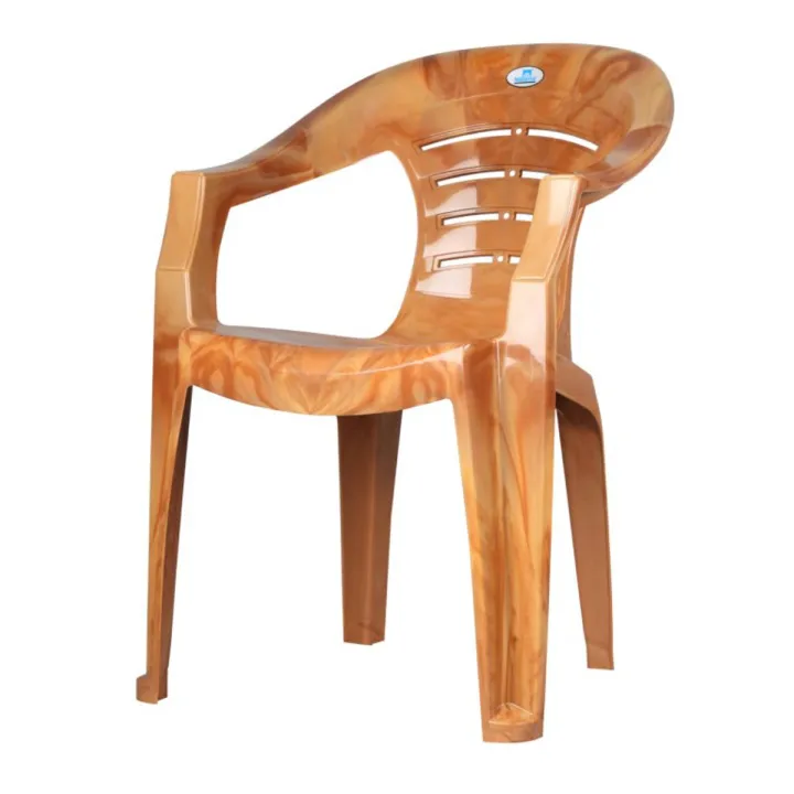 Nilkamal Concord Arm Chair Pear Wood Colour