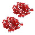 100X Motorcycle Car ATC ATO Blade Fuse Fuse Fuse Red 10A. 