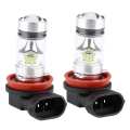 2pcs H8 H9 H11 6000K 100W LED Headlight Bulbs Kit Fog Car Driving Light. 