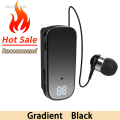 Anrushide K65 Lavalier Business Bluetooth 5.2 Headphone Incoming Call Remind Fashion Voice Noise life 20 Hours One-Click Photo Wireless Headset. 