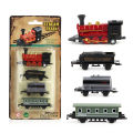【Hot selling items 】GC 1:60 Simulation Alloy Train Toys Retro Steam Pull-back Train Model For Children Birthday Gifts Home Decor. 