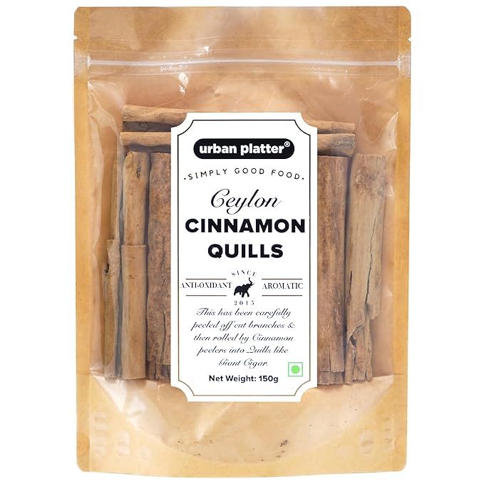 Urban Platter Ceylon Cinnamon Quills, 150g FROM INDIA (ABR)