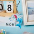 1PC Kawaii Dolphin Key Chain Bag Pendant Creative Key Chain Key Ring Aquarium Gift Pendant AccessoriesBasketball. 