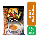 YEYE Diet Coffee 3 in 1 Instant Coffee Mix 25 Sachet. 