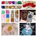 resin art accessories Mix Glitter Sequins for Resin Soft Pottery Gold Foils Nail Art DIY UV Crystal Epoxy Resin Mold Filler Jewelry Making Supplies. 