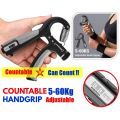 5-60kg Adjustable Countable Gym Fitness Hand Grip Strengthener Men Women Adjustable Heavy Exerciser Muscle Recovery Training Wrist Training Wrist Rehabilitation Finger Trainer. 