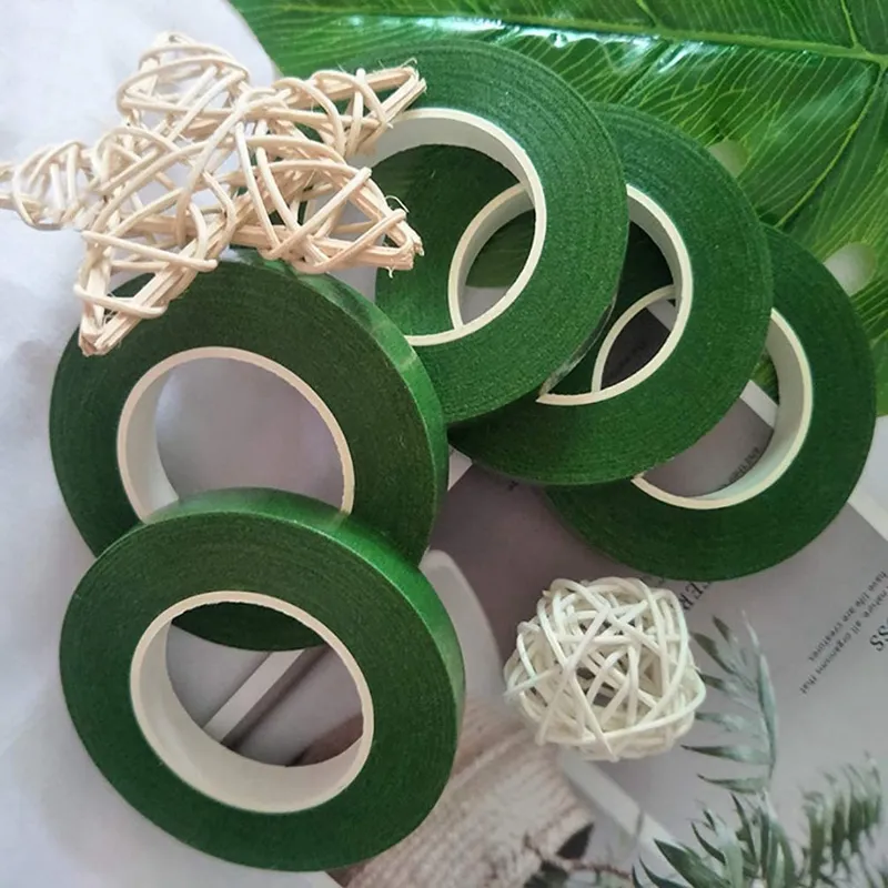 4 Pack, 1/2″ Wide Green Floral Tapes, SourceTon Floral Tapes For Bouquet Stem Wrapping And Floral Crafts 30yard Roll