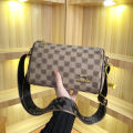 IELGY messenger bag women's french niche design light luxury temperament printed pillow bag. 