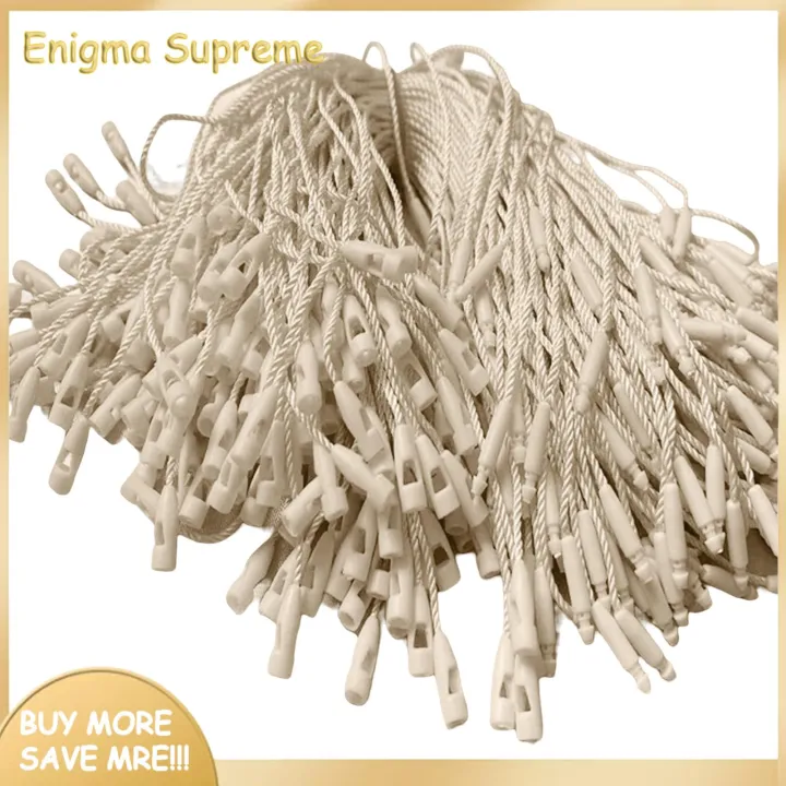 Enigma- Hang Tag Strings Tear-resistance Clothes Gift Bags Price Tags Strings with Snap Lock