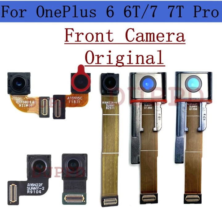 Front Camera For OnePlus 6 6T 7 7T Pro Original Selfie Frontal Camera Module Facing View Spare Parts