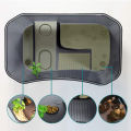 Open Turtle Tank with Terrace Water Turtle Box Brazilian Tortoise Tortoise Basin. 