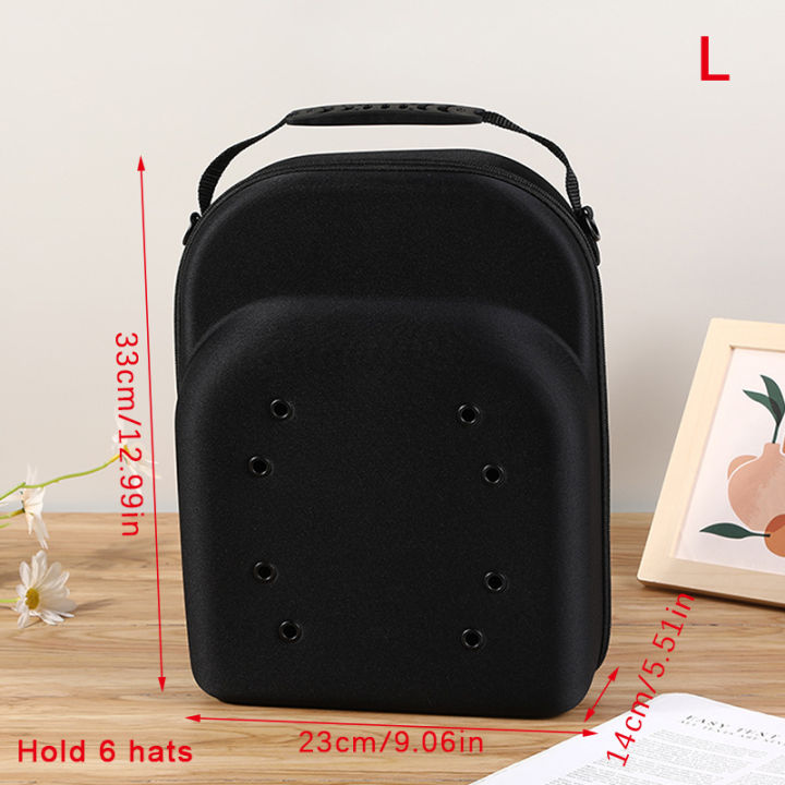 Baseball Hat Travel Bag Baseball Cap Travel Case  Storage Carrier Box Display Bag Eva Baseball Cap Carrying Bag