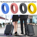 4pcs Luggage Wheels Protector Cover Silicone Trolley Case Silent Caster Sleeve Universal Reduce Noise for Travel Suitcase Access. 