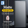 Matte Silicone Soft Hydrogel Film For Motorola Edge 50 X50 Ultra 40 30 Fusion S50 Neo G85 X40 X30 Pro Frosted Screen Protector. 